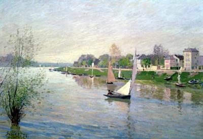 The Seine at Argenteuil Alfred Sisley